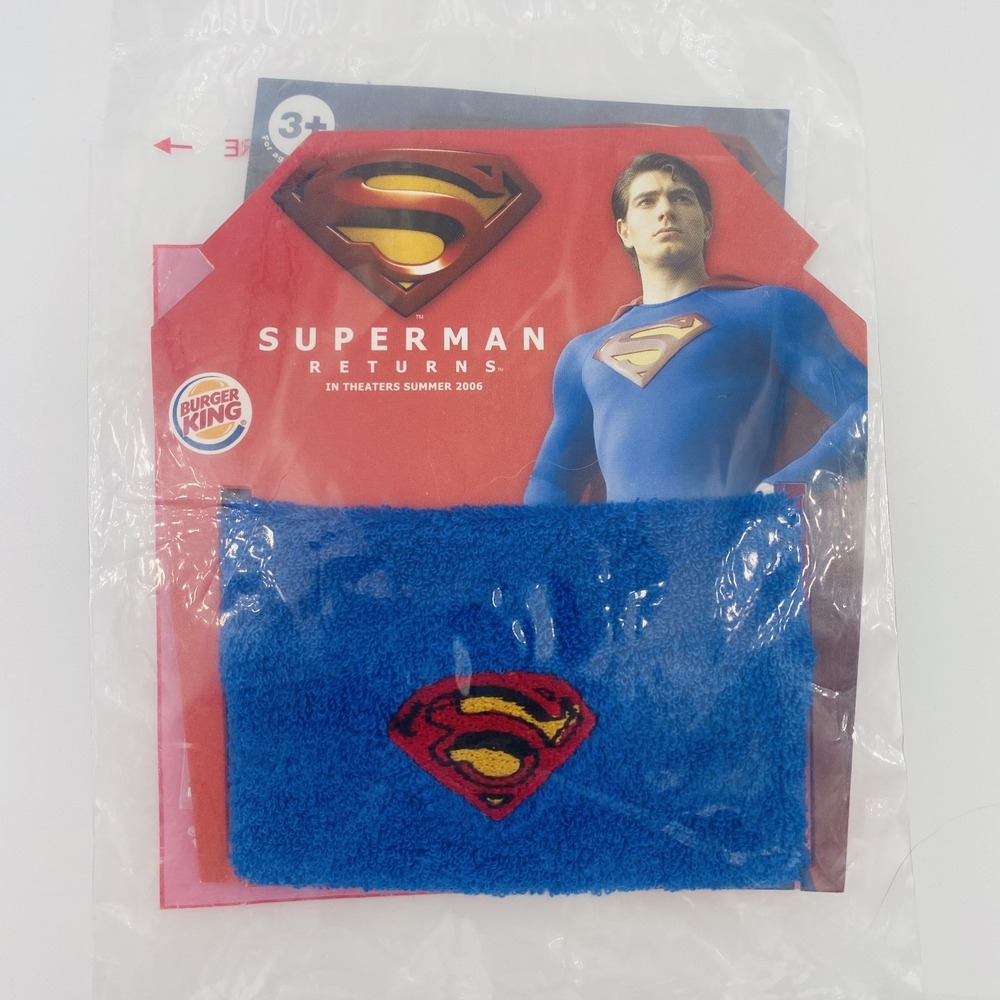 Superman‎ Returns 2006 Powerup Wristband - Burger King Kids Meal Toy Sealed